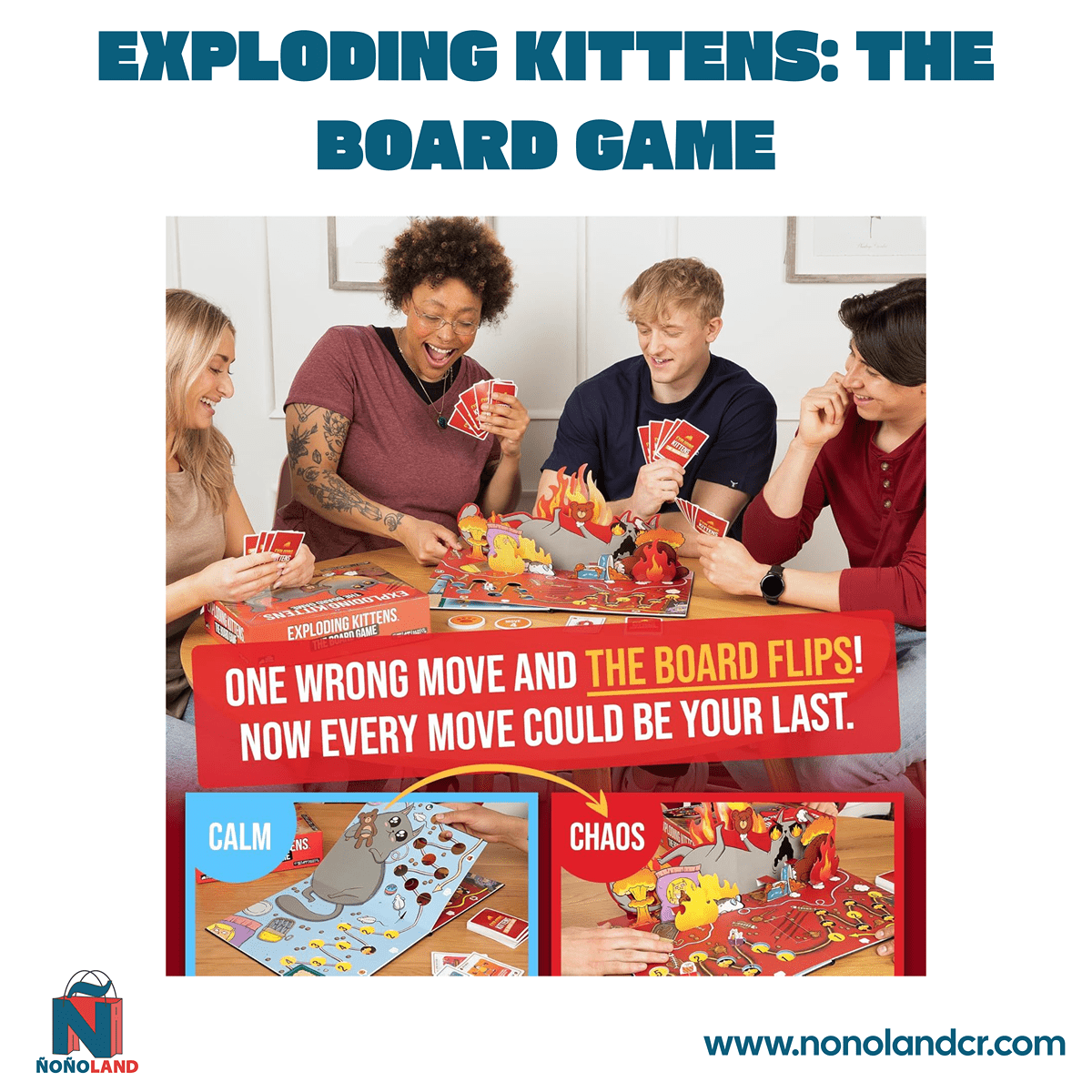 Exploding Kittens: The Board Game (Idioma: Inglés y Español) - ÑoñolandCR