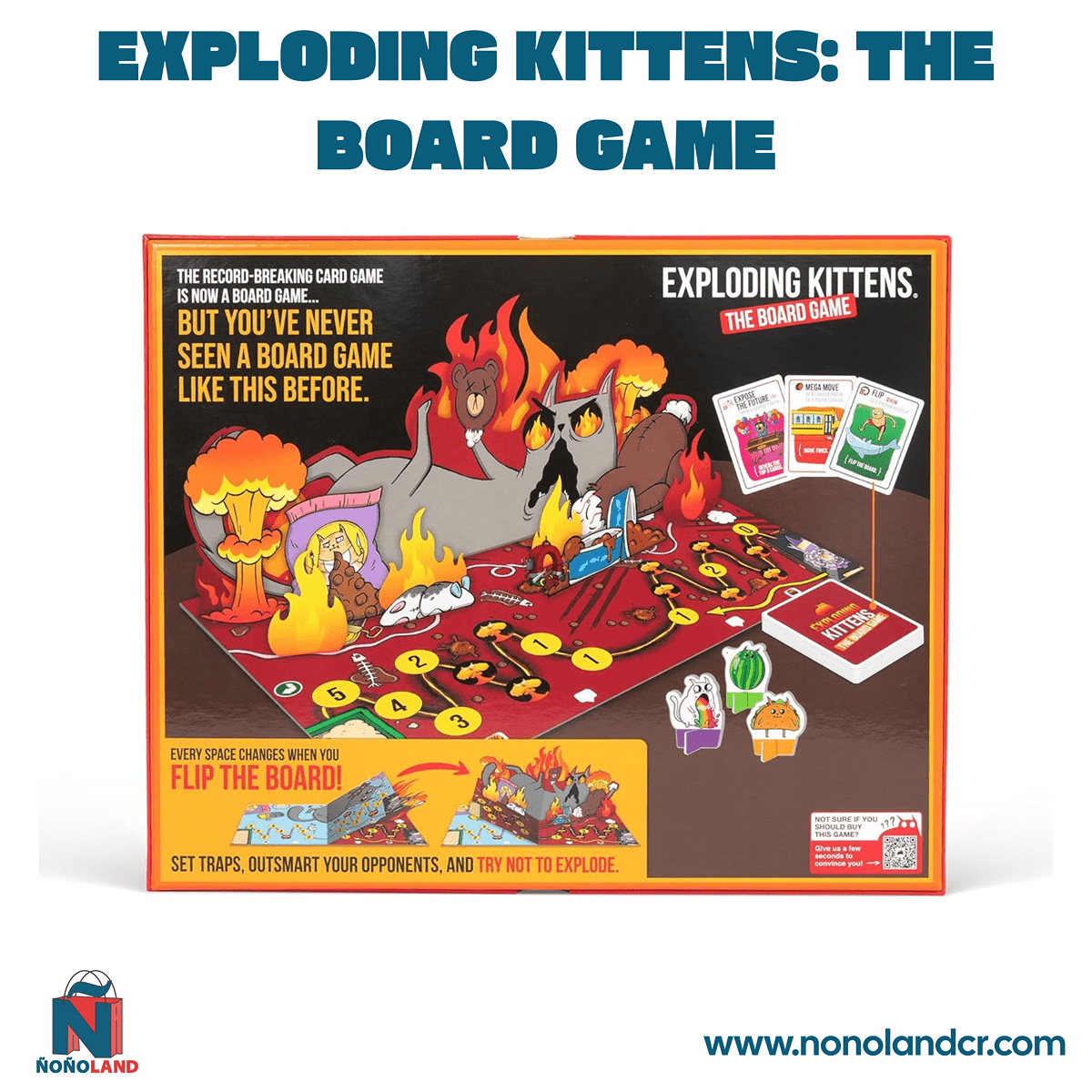 Exploding Kittens: The Board Game (Idioma: Inglés y Español) - ÑoñolandCR