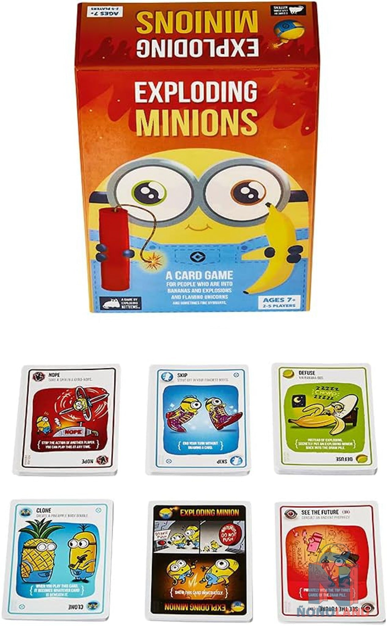 Exploding Minions by Exploding Kittens (Idioma: Inglés) - ÑoñolandCR