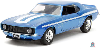 Fast and Furious Cars (Set of 2) - 1969 Chevrolet Camaro & 1968 Dodge Charger Widebody - ÑoñolandCR
