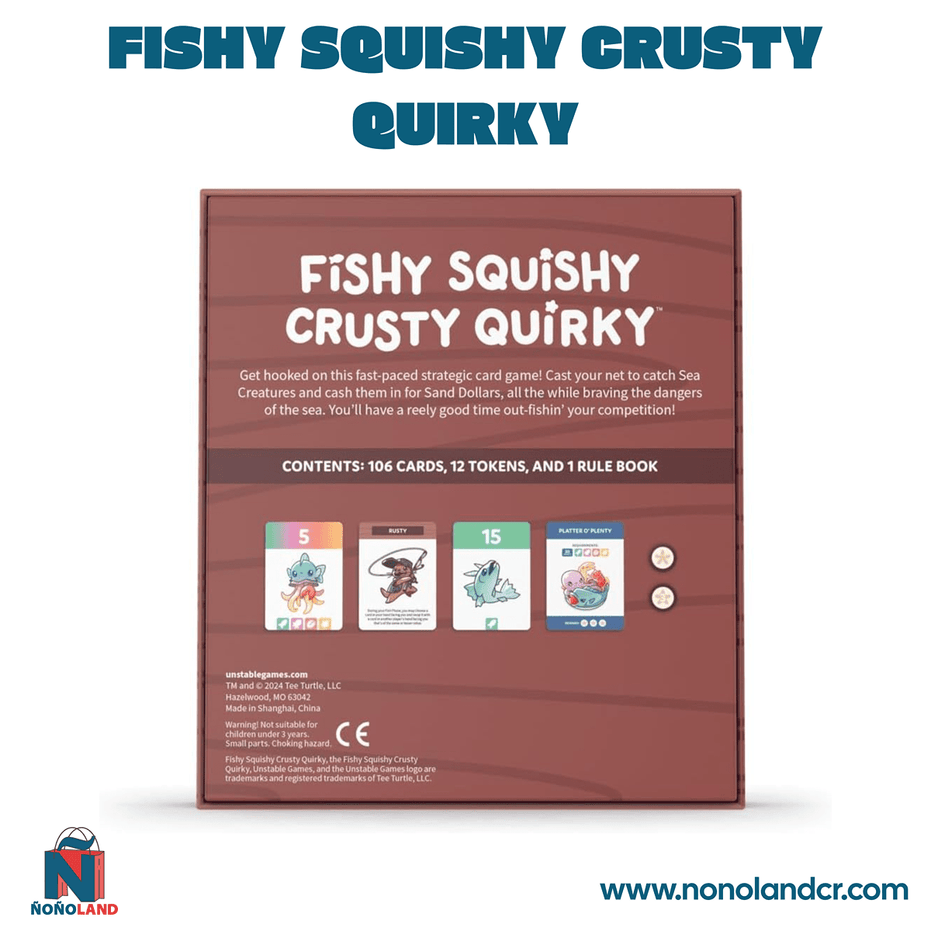 Fishy Squishy Crusty Quirky (Idioma: Inglés y Español) - ÑoñolandCR