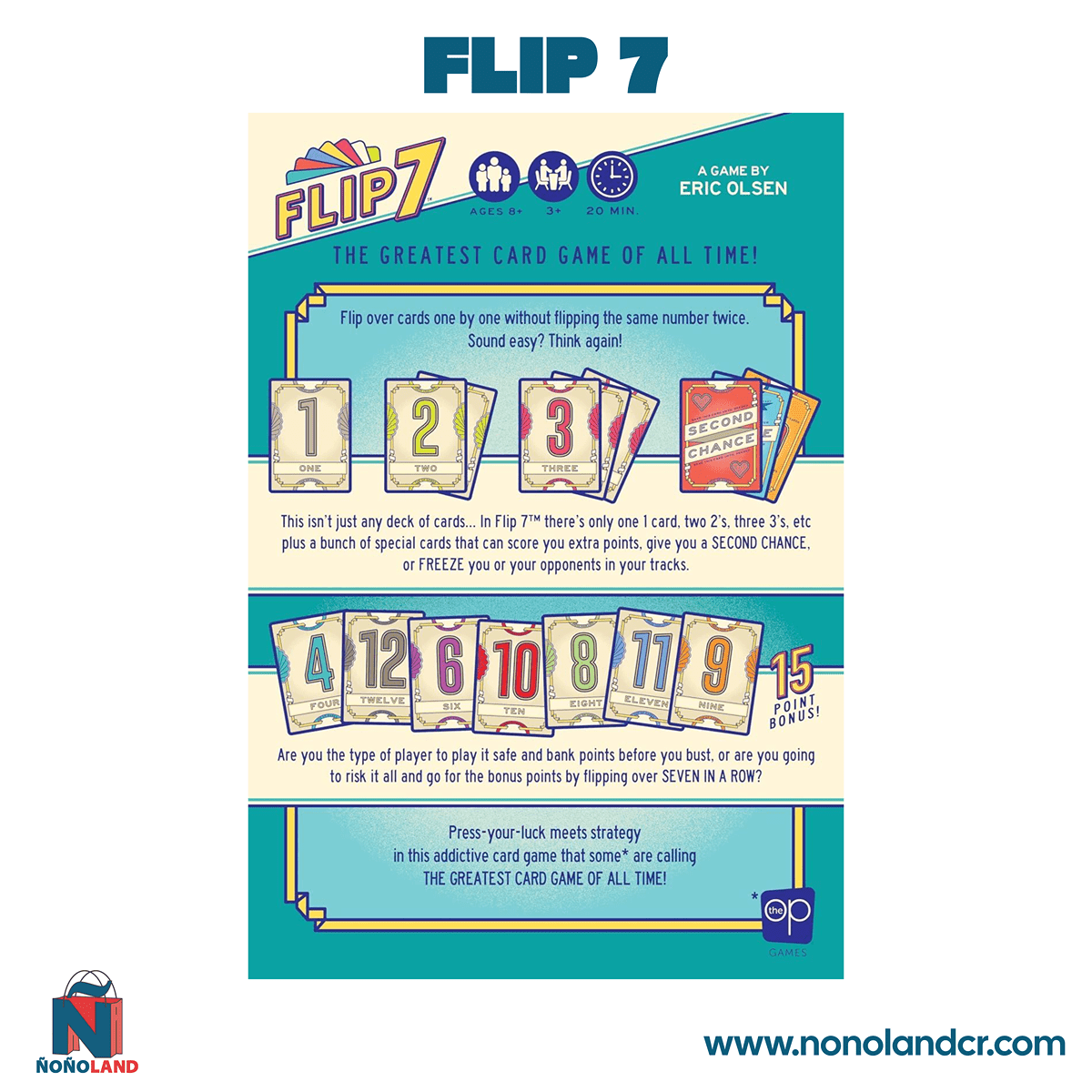 Flip 7 (Idioma: Inglés) - ÑoñolandCR