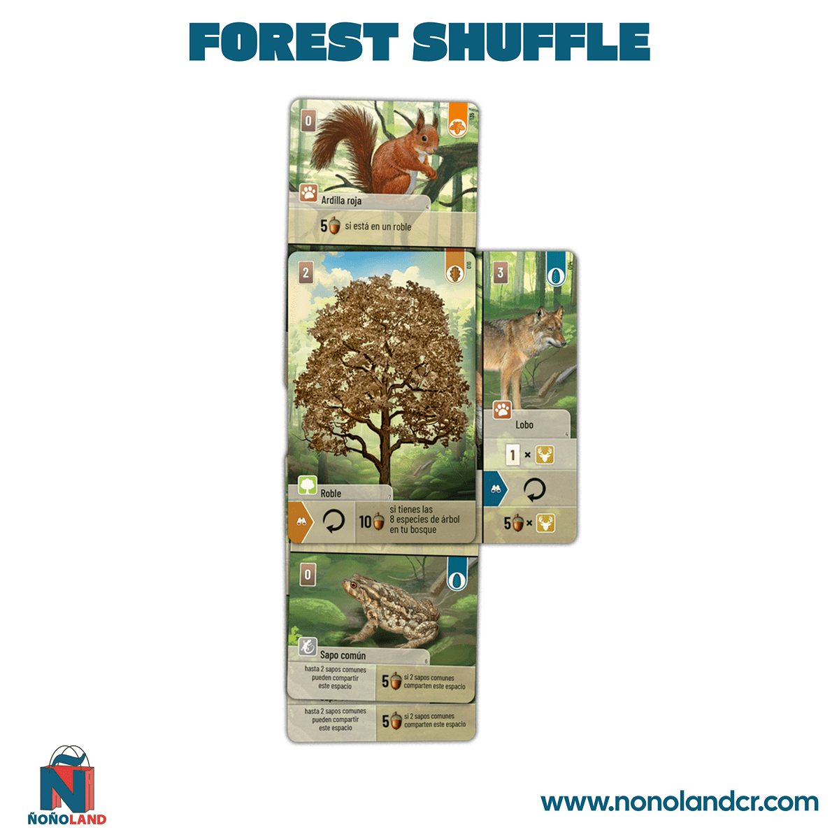 Forest Shuffle (Idioma: Inglés y Español) - ÑoñolandCR