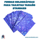 Fundas holográficas para tarjetas, tamaño standard, 100 unidades, diferentes colores - ÑoñolandCR