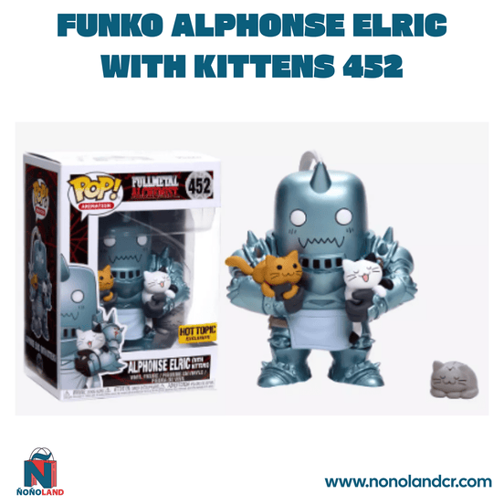 Funko Alphonse Elric with Kittens 452 - ÑoñolandCR
