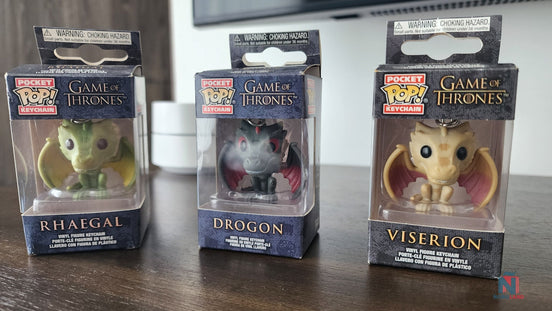 Funko Rhaegal Drogon Viserion Pop Keychain - ÑoñolandCR