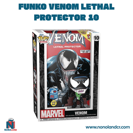 Funko Venom Lethal Protector (Comic Cover, GITD) 10 - ÑoñolandCR