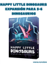 Happy Little Dinosaurs: Expansión para 5 - 6 Dinosaurios (Idioma: Inglés y Español) - ÑoñolandCR