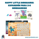 Happy Little Dinosaurs: Expansión para 5 - 6 Dinosaurios (Idioma: Inglés y Español) - ÑoñolandCR
