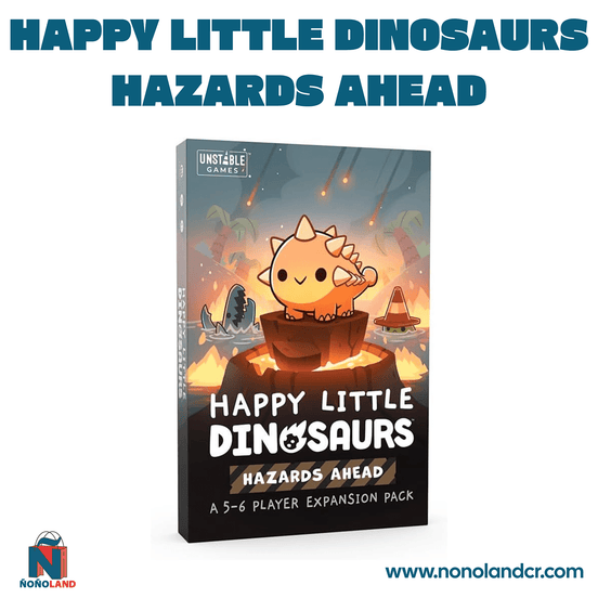 Happy Little Dinosaurs: Hazards Ahead Expansión para 5 - 6 Dinosaurios (Idioma: Inglés y Español) - ÑoñolandCR