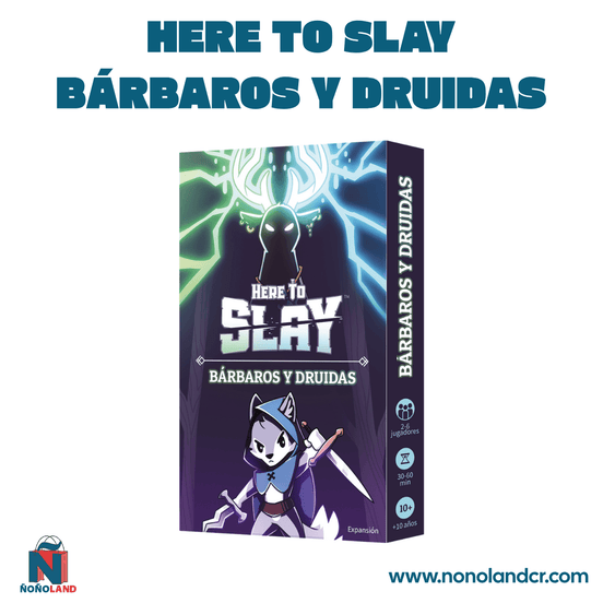 Here to Slay Warriors & Druids (Idioma: Inglés y Español) - ÑoñolandCR