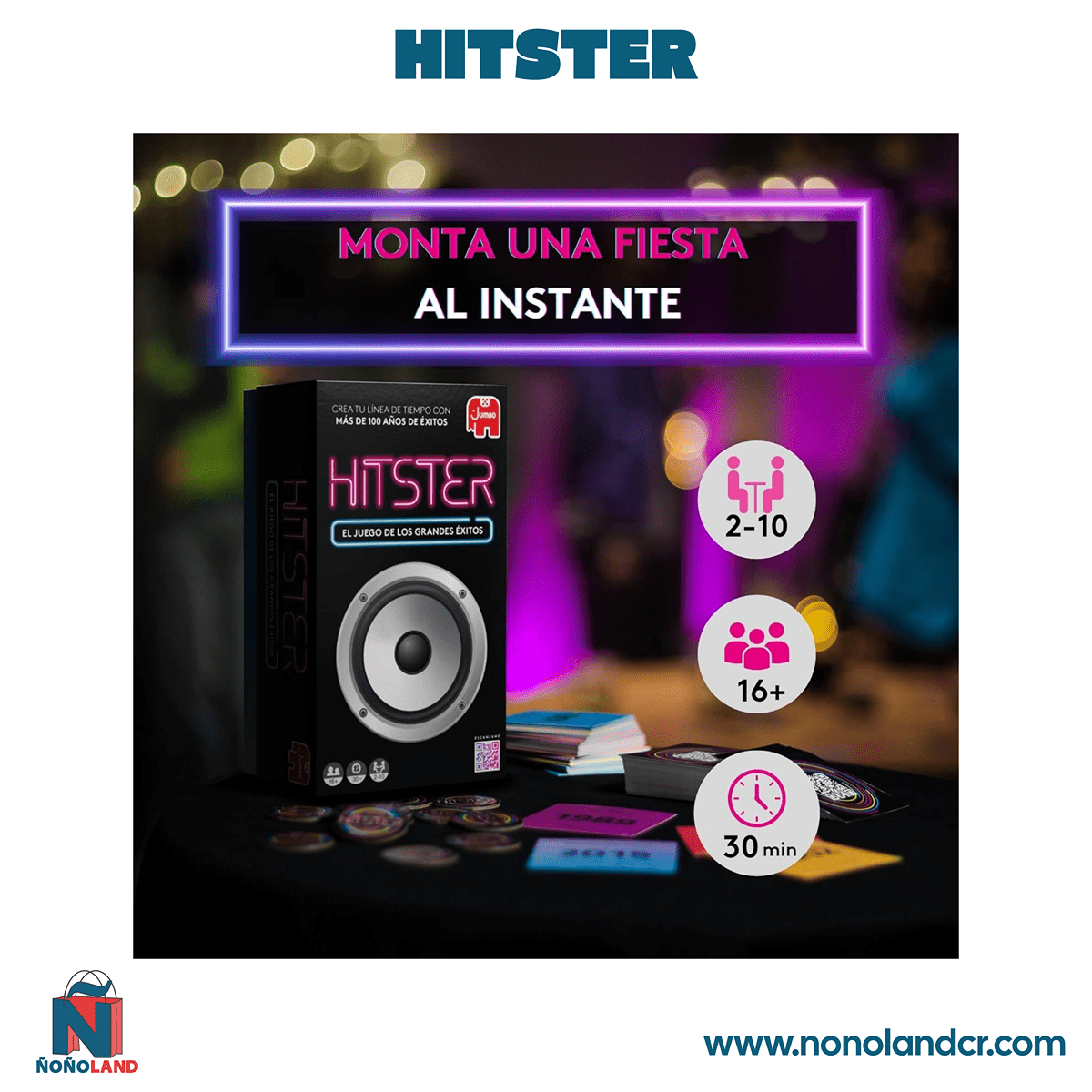 Hitster Original (Idioma: Español) - ÑoñolandCR