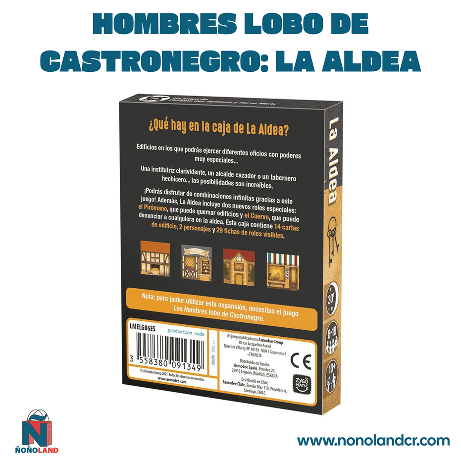 Hombres Lobo de Castronegro: La Aldea (Idioma: Inglés y Español) - ÑoñolandCR