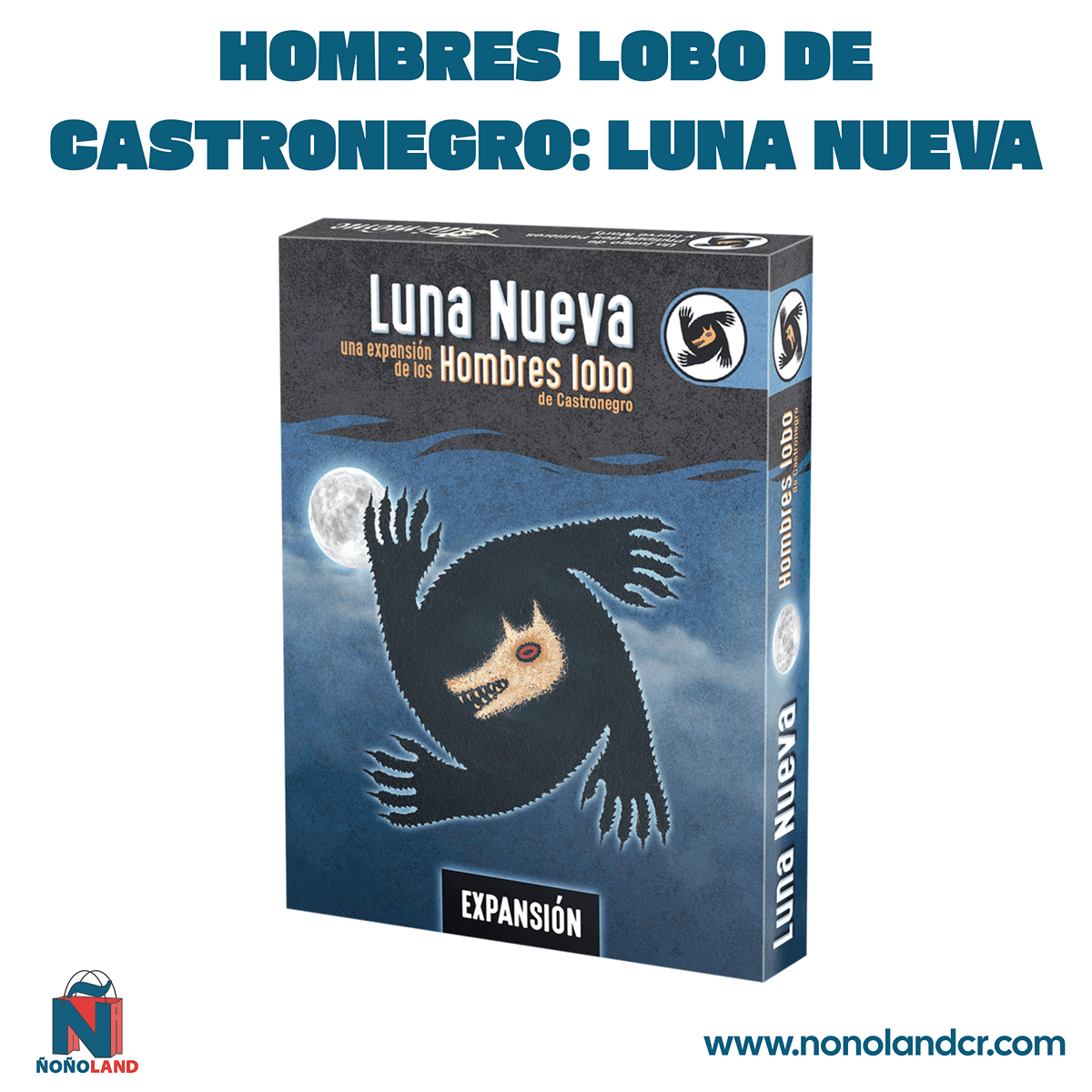 Hombres lobo de Castronegro: Luna Nueva (Idioma: Inglés y Español) - ÑoñolandCR