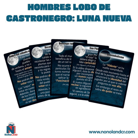 Hombres lobo de Castronegro: Luna Nueva (Idioma: Inglés y Español) - ÑoñolandCR