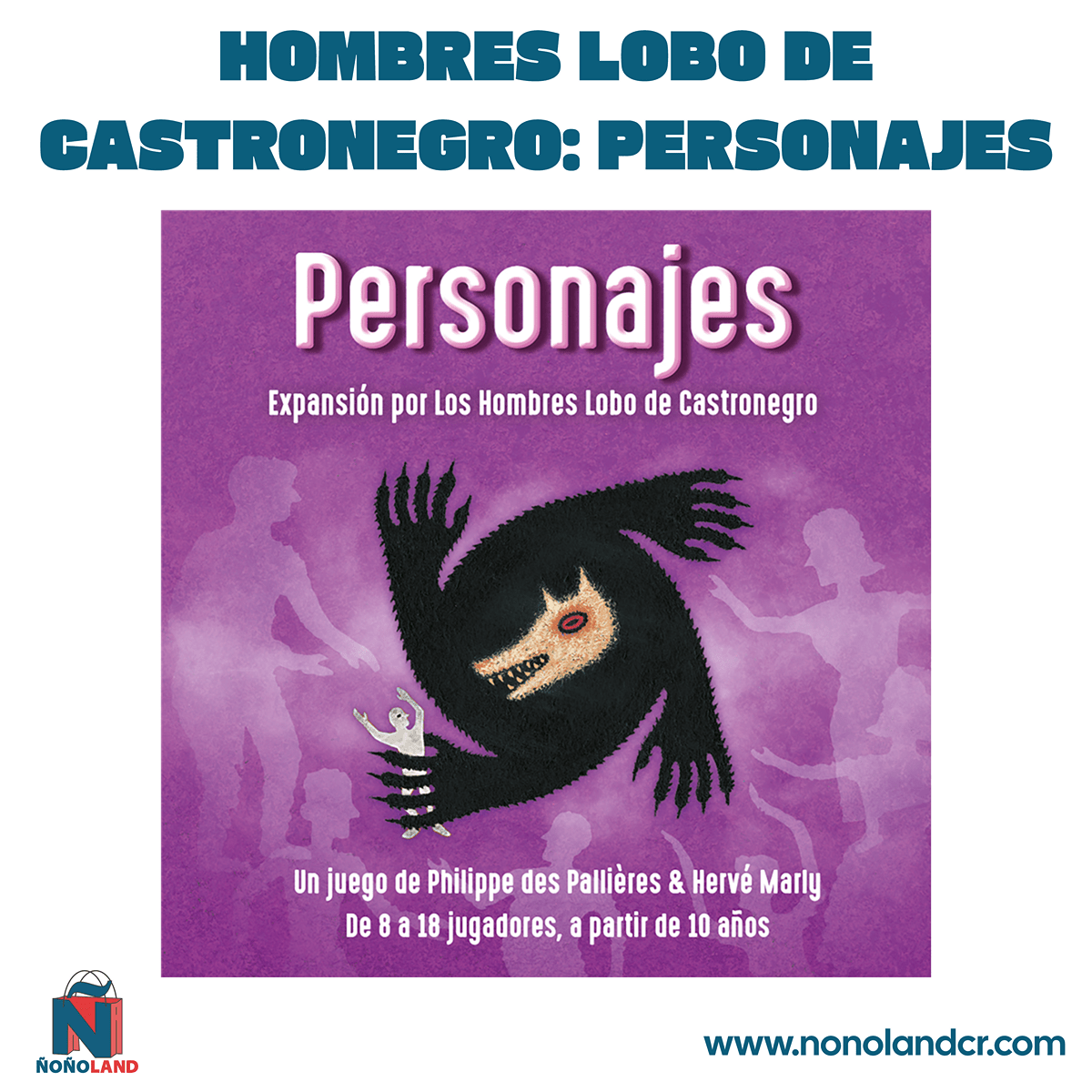 Hombres lobo de Castronegro: Personajes (Idioma: Inglés y Español) - ÑoñolandCR