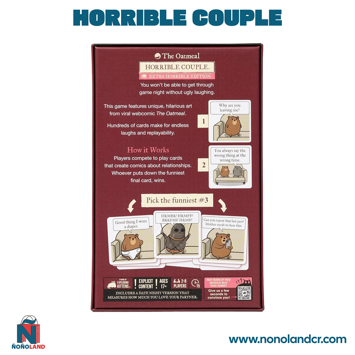 Horrible Couple (Idioma: Inglés y Español) - ÑoñolandCR
