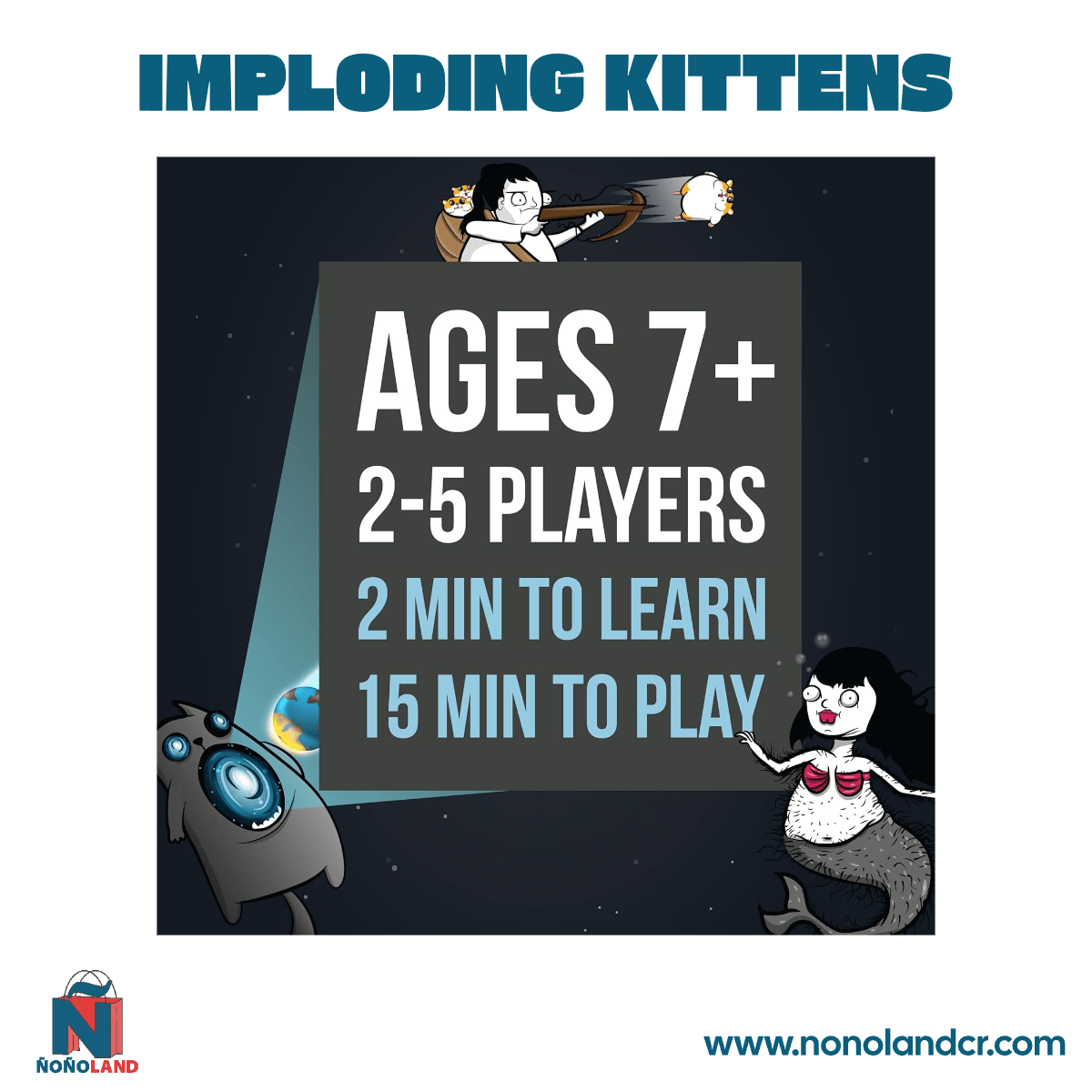 Imploding Kittens (Idioma: Inglés y Español) - ÑoñolandCR