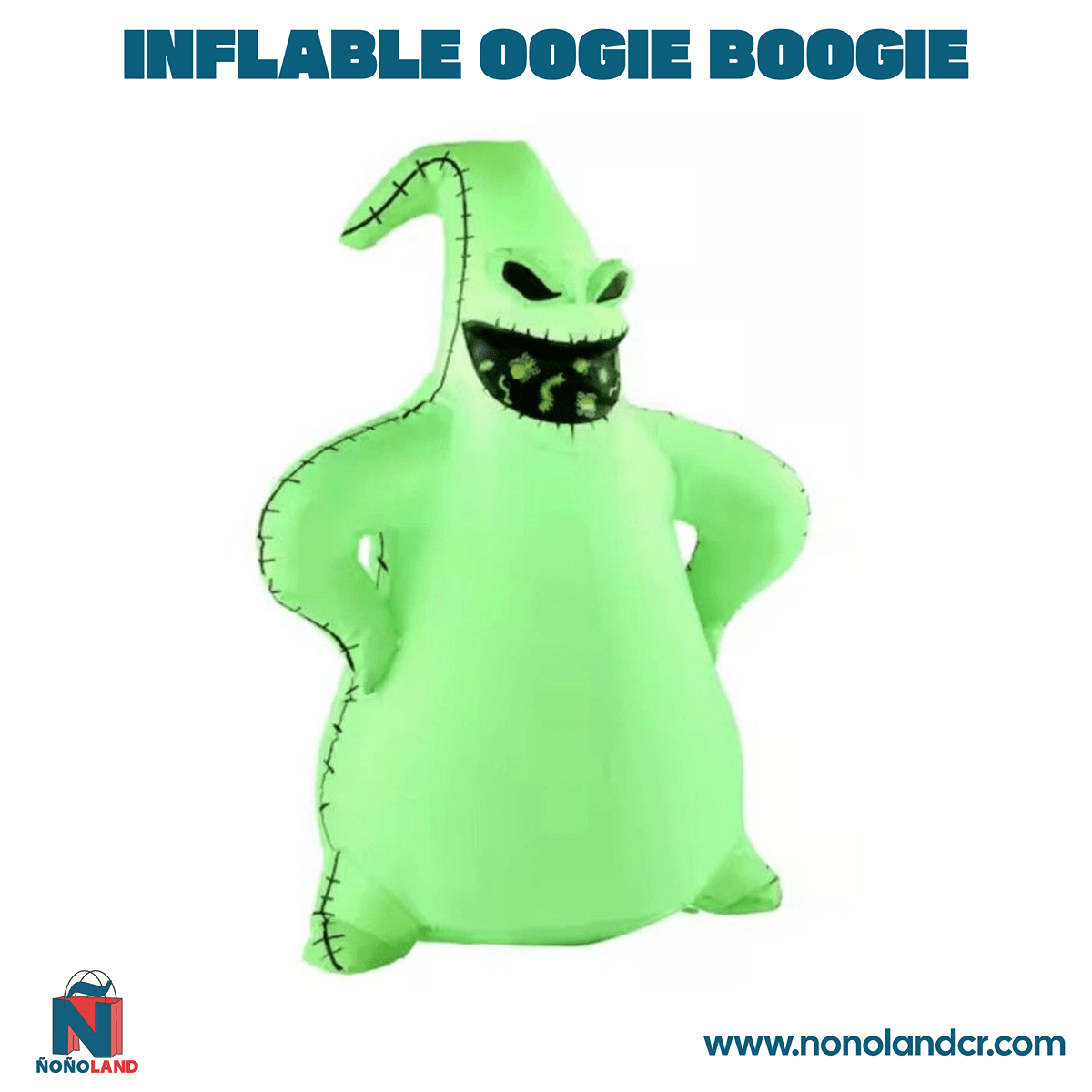 Inflable The Nightmare Before Christmas OOGIE BOOGIE - ÑoñolandCR