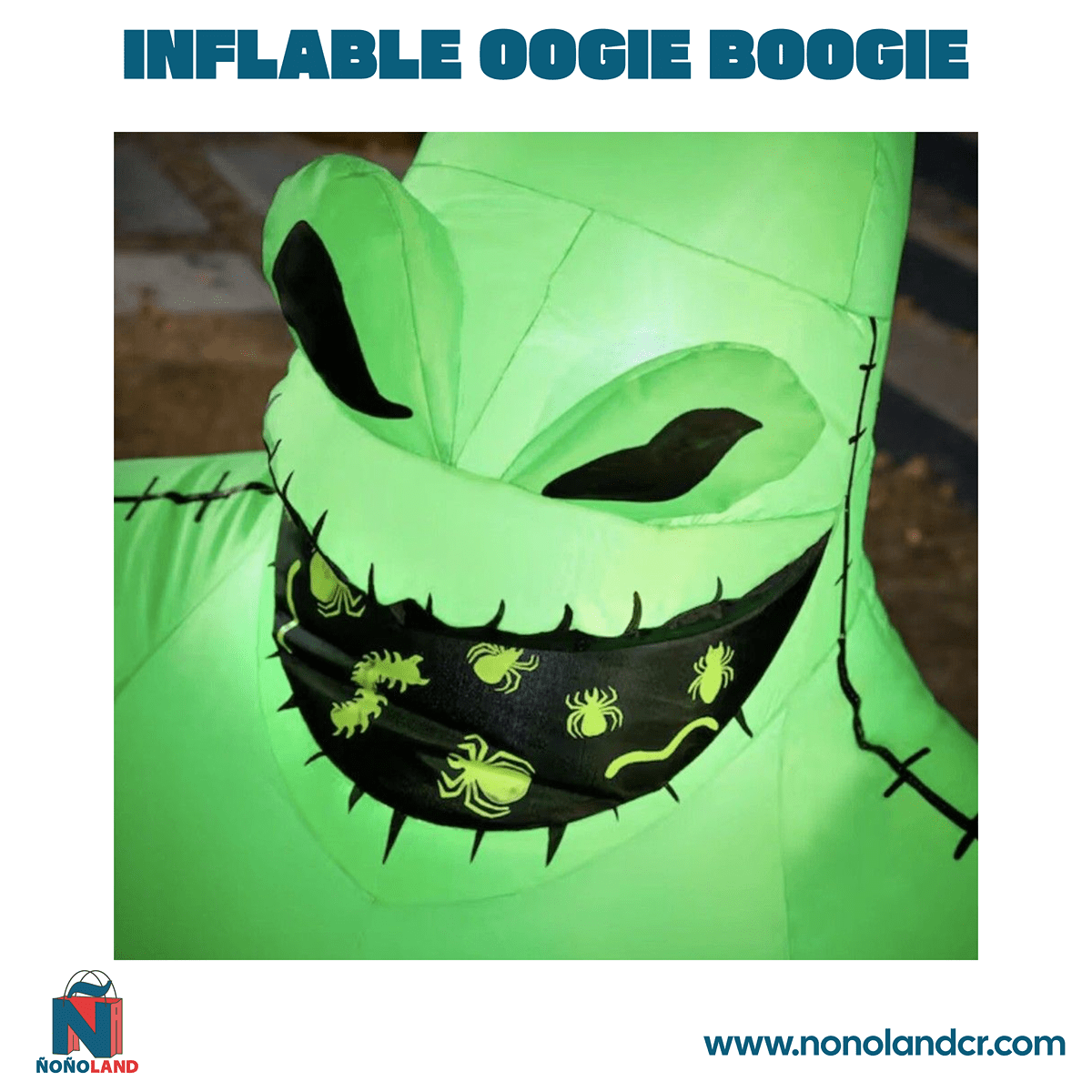 Inflable The Nightmare Before Christmas OOGIE BOOGIE - ÑoñolandCR