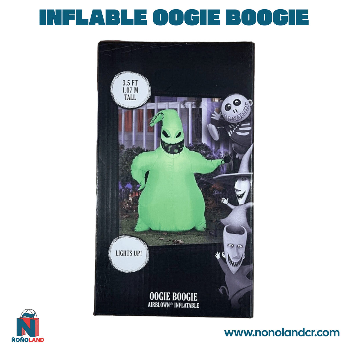 Inflable The Nightmare Before Christmas OOGIE BOOGIE - ÑoñolandCR