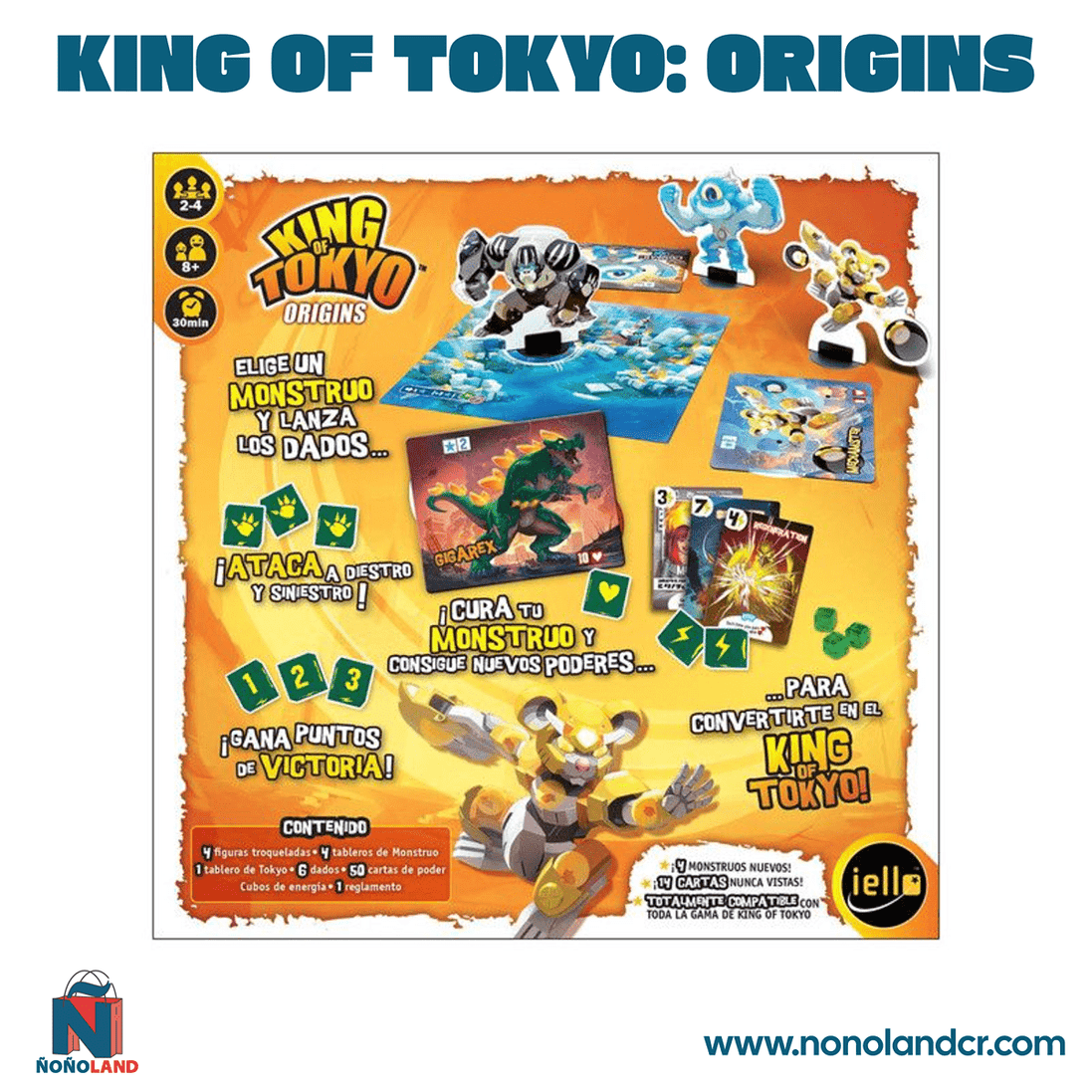 King of Tokyo: Origins (Idioma: Español) - ÑoñolandCR