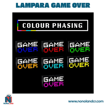 Lampara Game Over - ÑoñolandCR