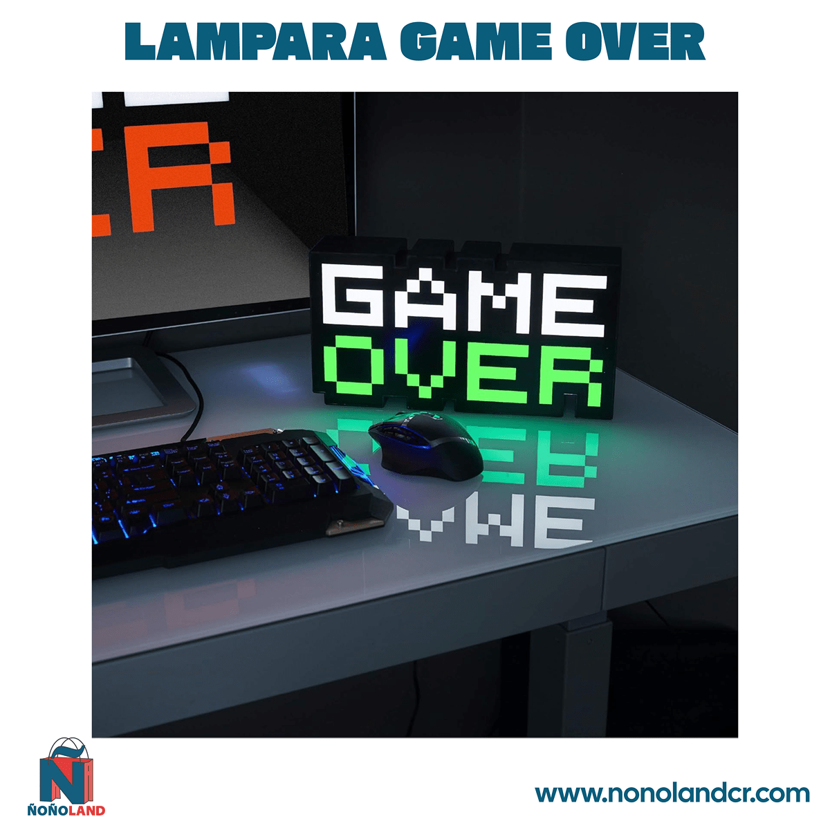 Lampara Game Over - ÑoñolandCR