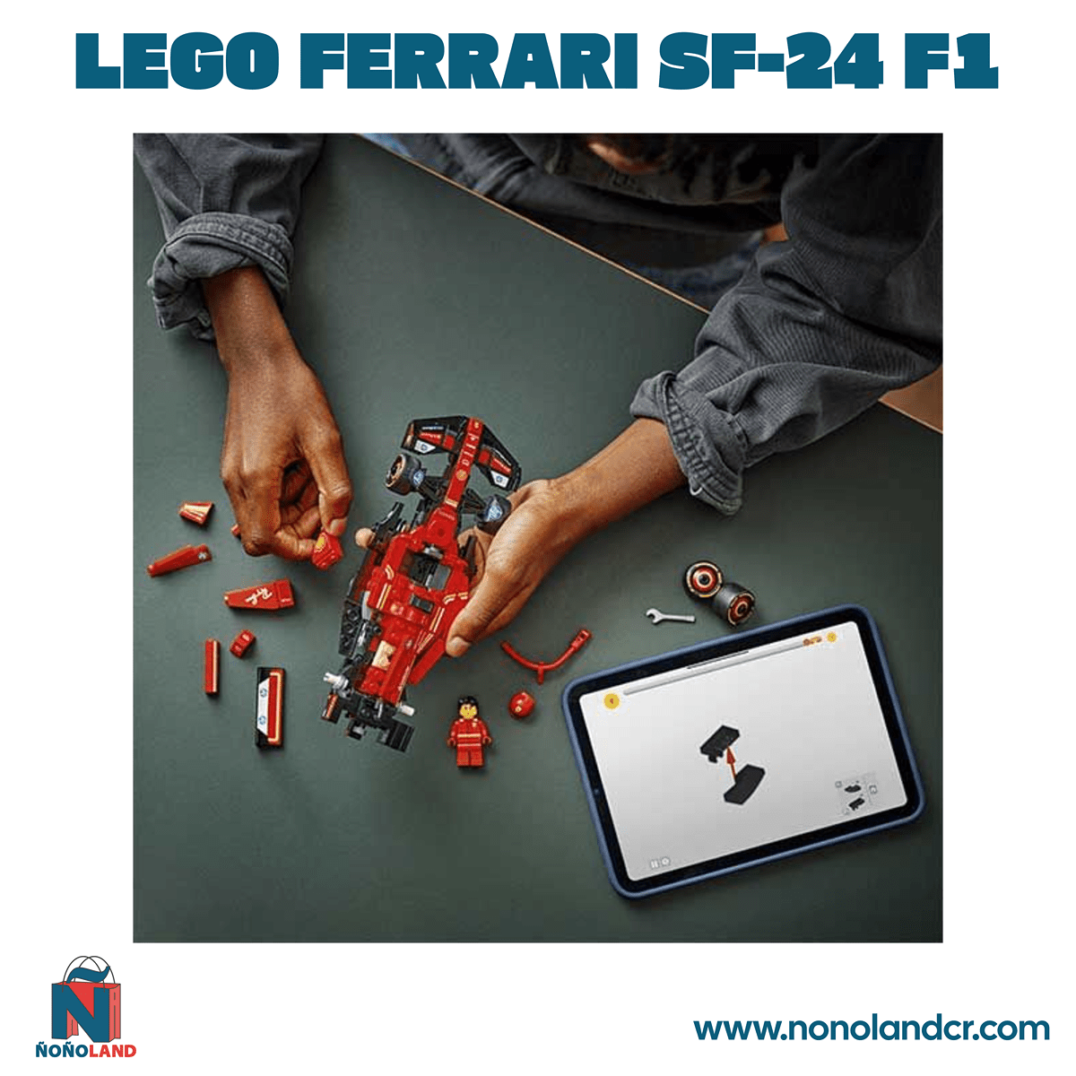 LEGO Coche de carreras Ferrari SF - 24 F1 - ÑoñolandCR
