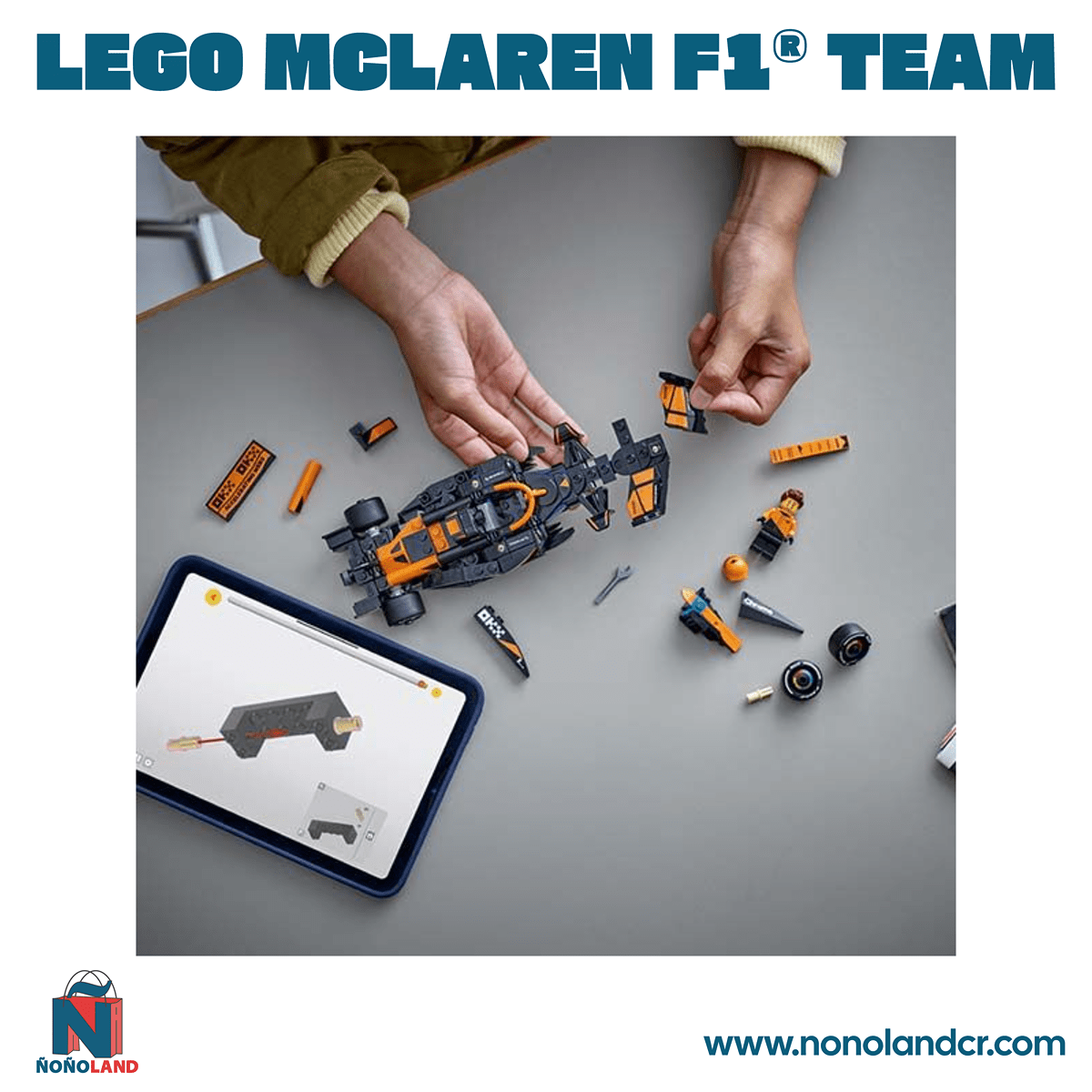 LEGO Coche de carreras McLaren F1® Team MCL38 - ÑoñolandCR