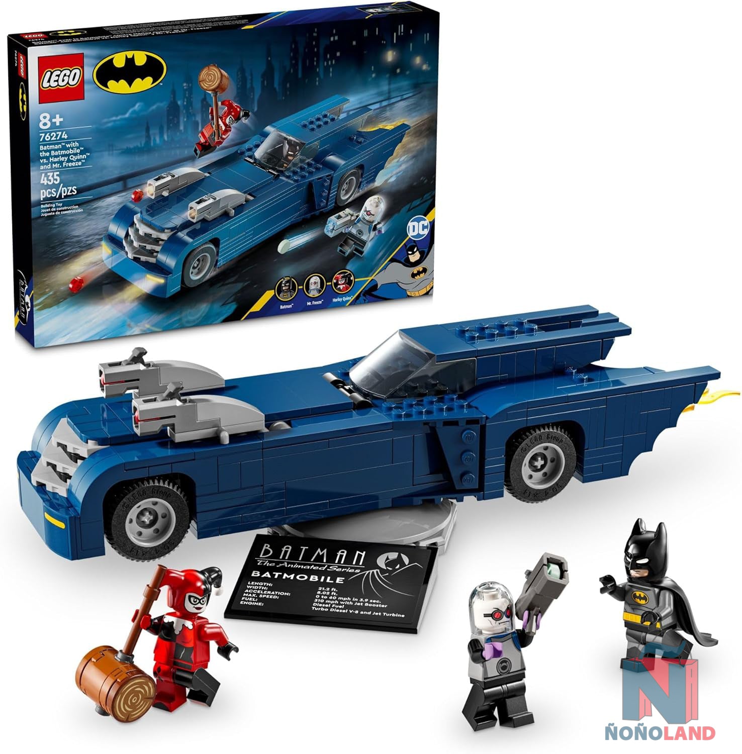 LEGO DC Batman: Batman with The Batmobile vs. Harley Quinn & Mr. Freeze - ÑoñolandCR