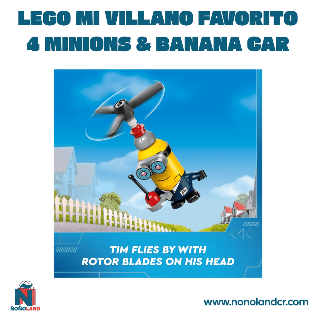 LEGO Mi Villano Favorito 4 Minions & Banana Car - ÑoñolandCR