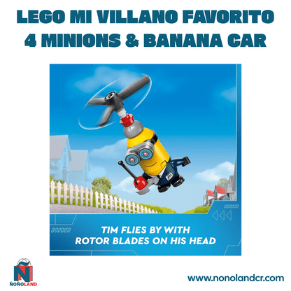 LEGO Mi Villano Favorito 4 Minions & Banana Car - ÑoñolandCR