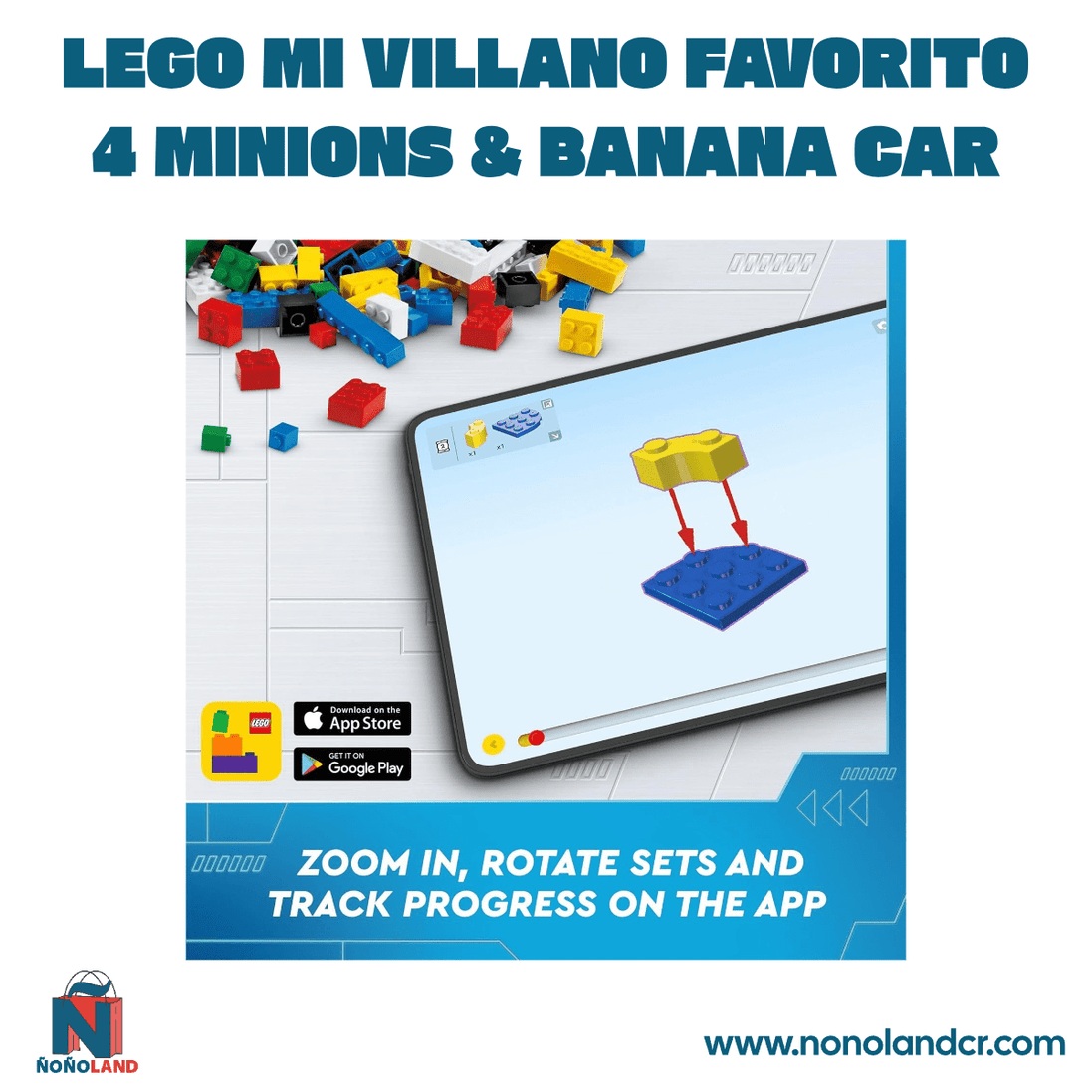 LEGO Mi Villano Favorito 4 Minions & Banana Car - ÑoñolandCR