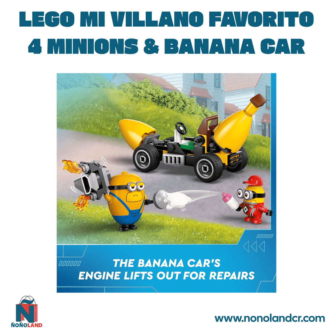 LEGO Mi Villano Favorito 4 Minions & Banana Car - ÑoñolandCR