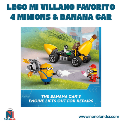 LEGO Mi Villano Favorito 4 Minions & Banana Car - ÑoñolandCR