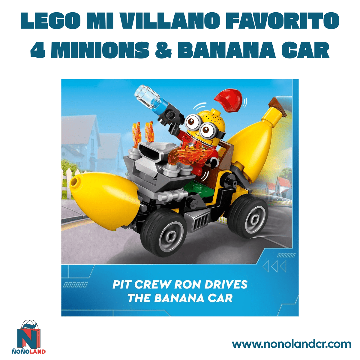 LEGO Mi Villano Favorito 4 Minions & Banana Car - ÑoñolandCR