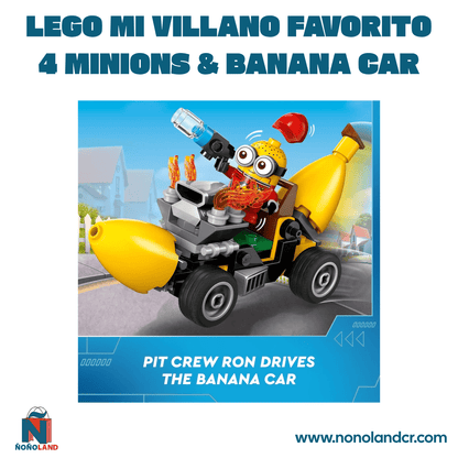 LEGO Mi Villano Favorito 4 Minions & Banana Car - ÑoñolandCR