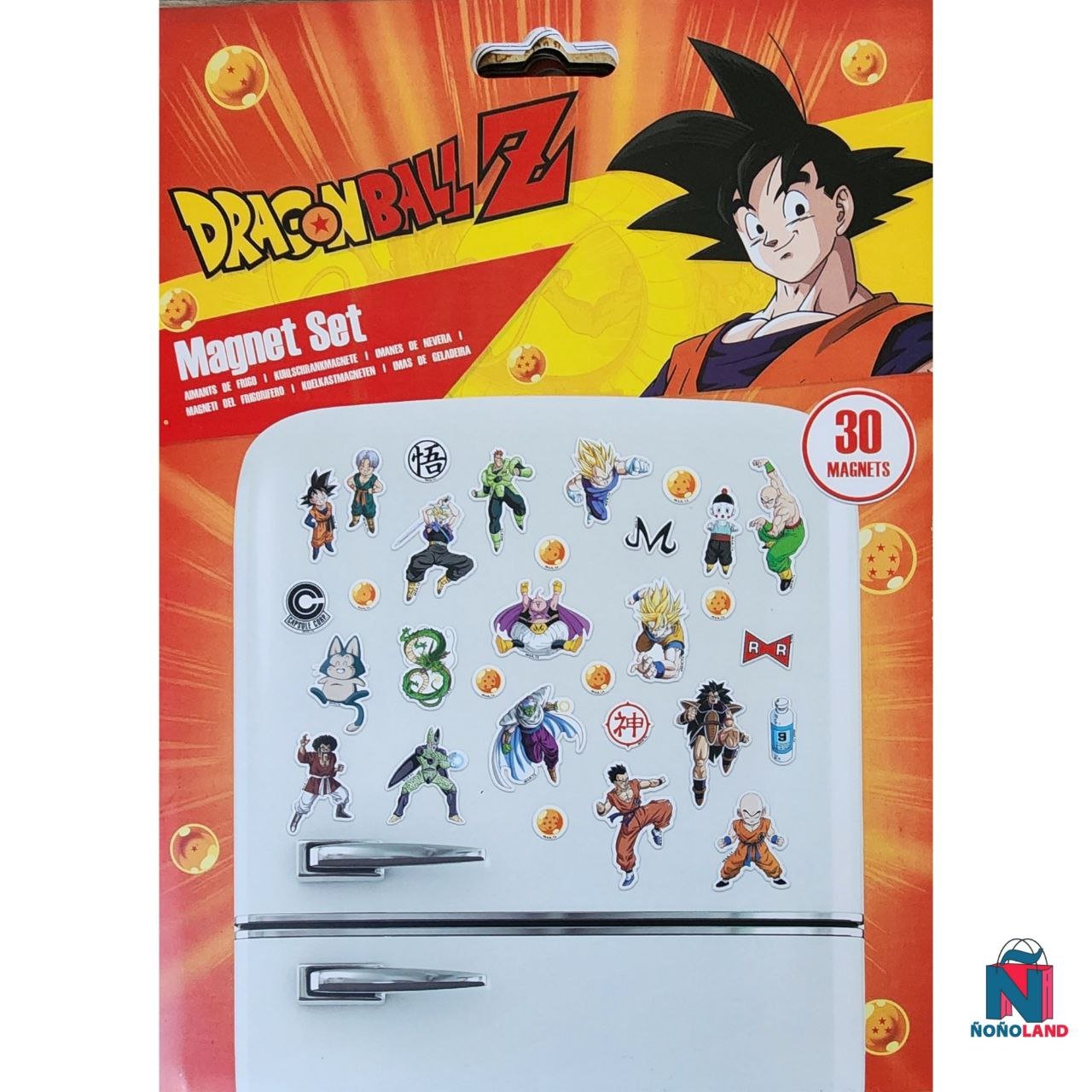 Magnetos para refrigeradora de Dragon Ball Z - ÑoñolandCR