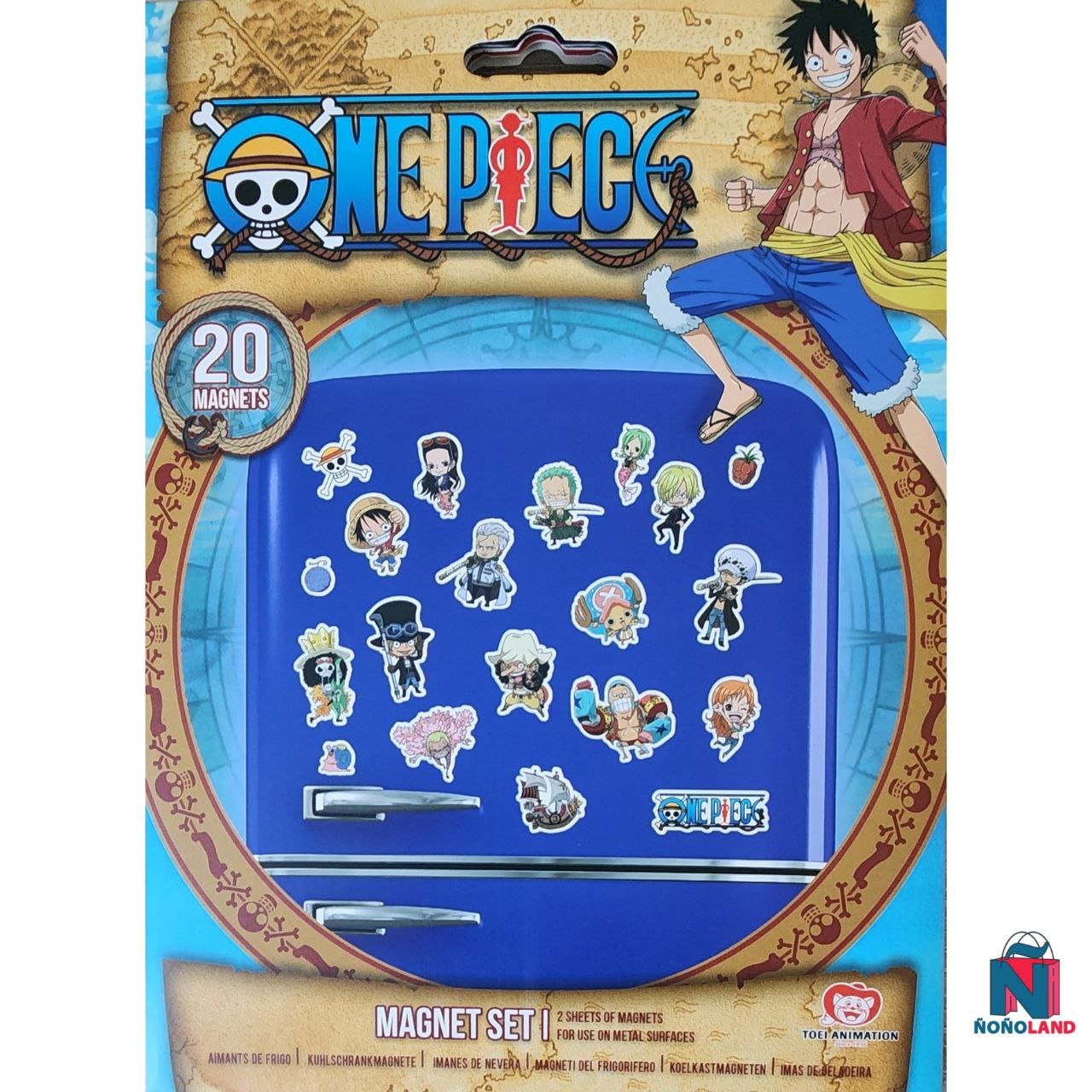 Magnetos para refrigeradora de One Piece - ÑoñolandCR
