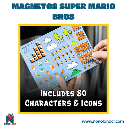 Magnetos para refrigeradora de Super Mario Bros - ÑoñolandCR