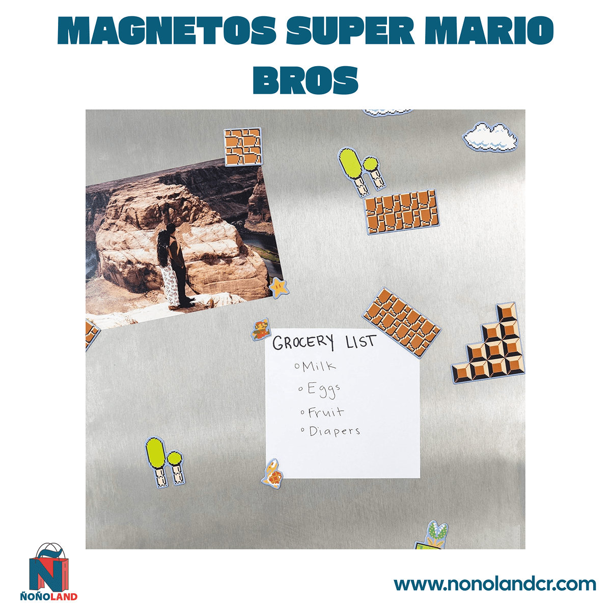 Magnetos para refrigeradora de Super Mario Bros - ÑoñolandCR