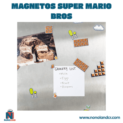 Magnetos para refrigeradora de Super Mario Bros - ÑoñolandCR
