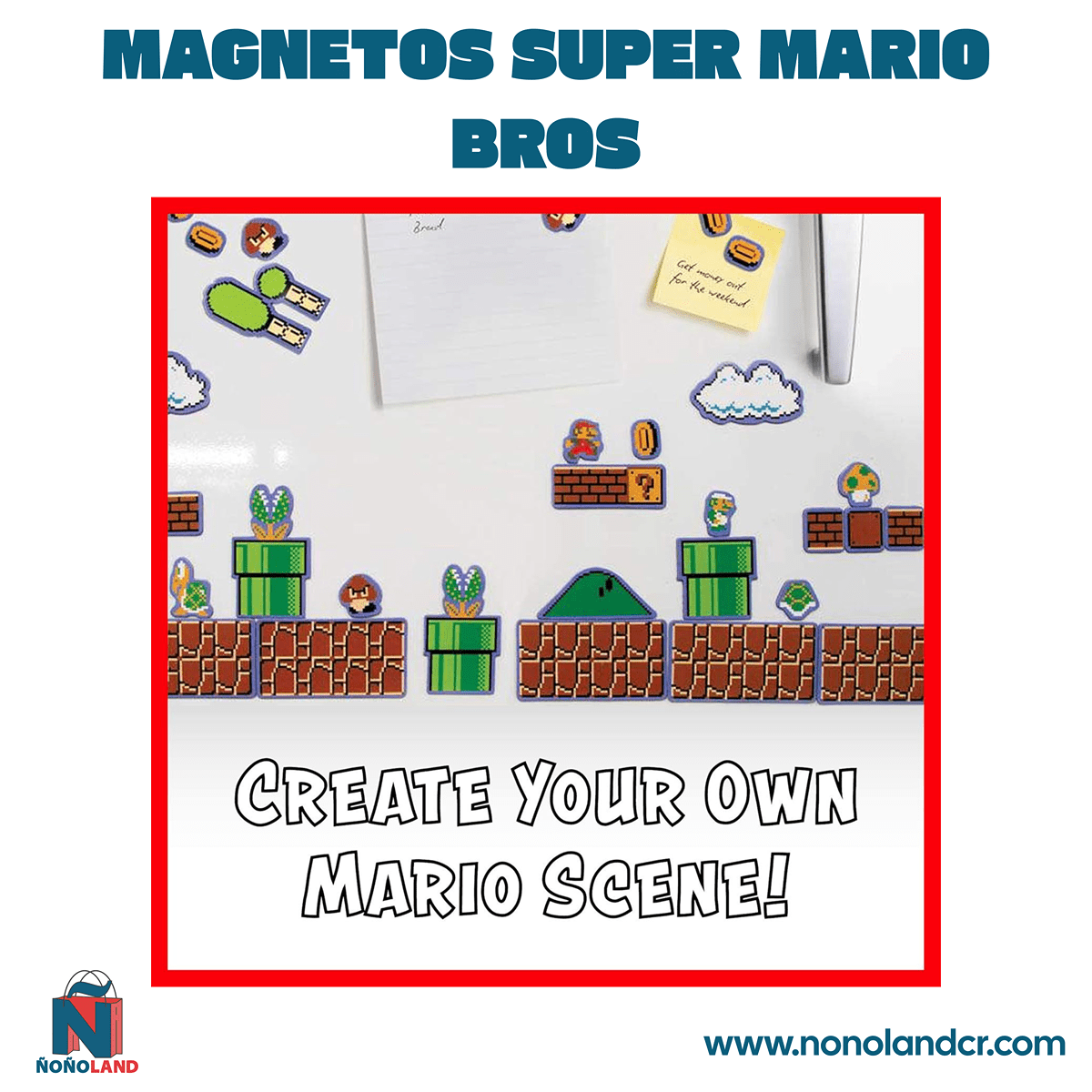 Magnetos para refrigeradora de Super Mario Bros - ÑoñolandCR