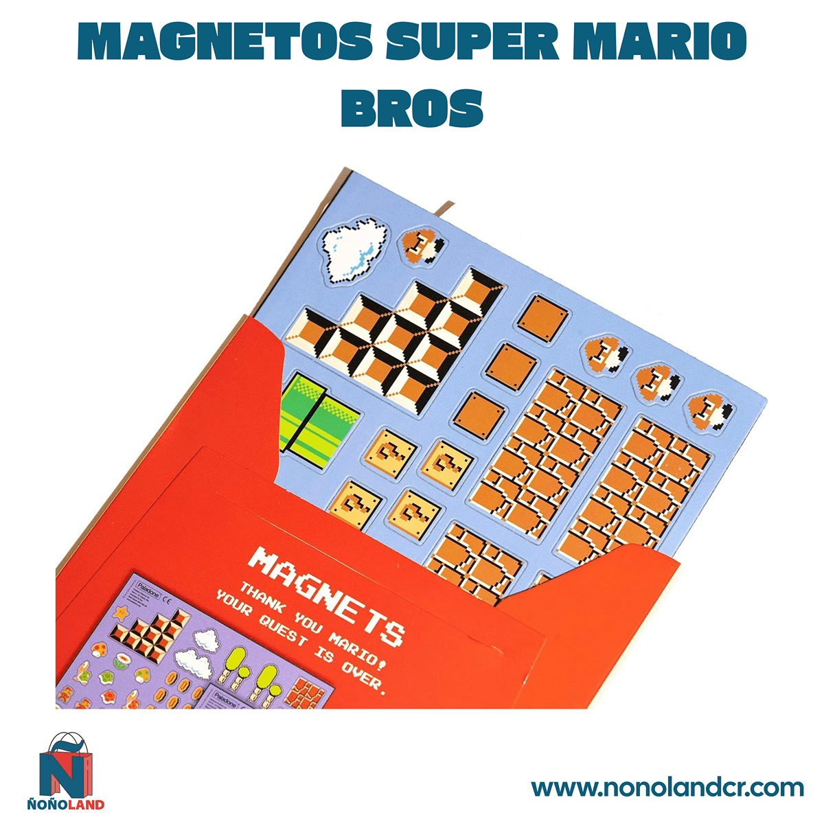 Magnetos para refrigeradora de Super Mario Bros - ÑoñolandCR