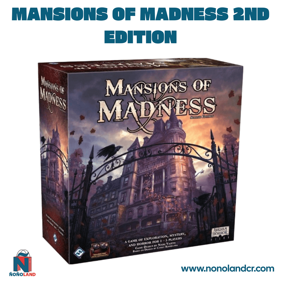 Mansions of Madness 2nd Edition (Idioma: Ingles) - COMPLETAMENTE NUEVO - DAÑO COSMETICO - ÑoñolandCR