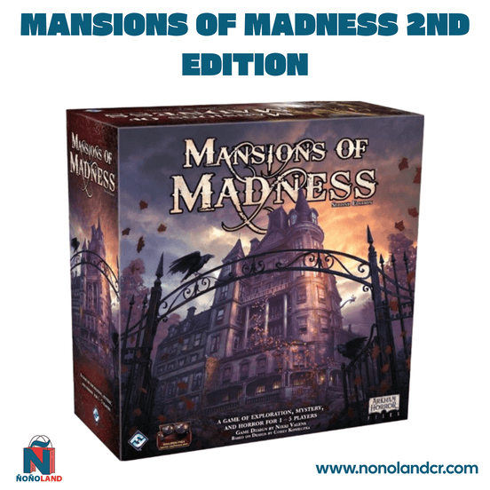 Mansions of Madness 2nd Edition (Idioma: Ingles) - COMPLETAMENTE NUEVO - DAÑO COSMETICO - ÑoñolandCR