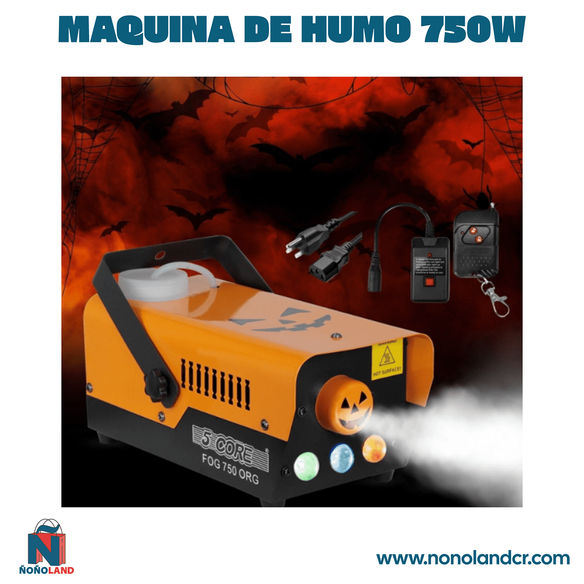 Maquina de humo 750W - ÑoñolandCR