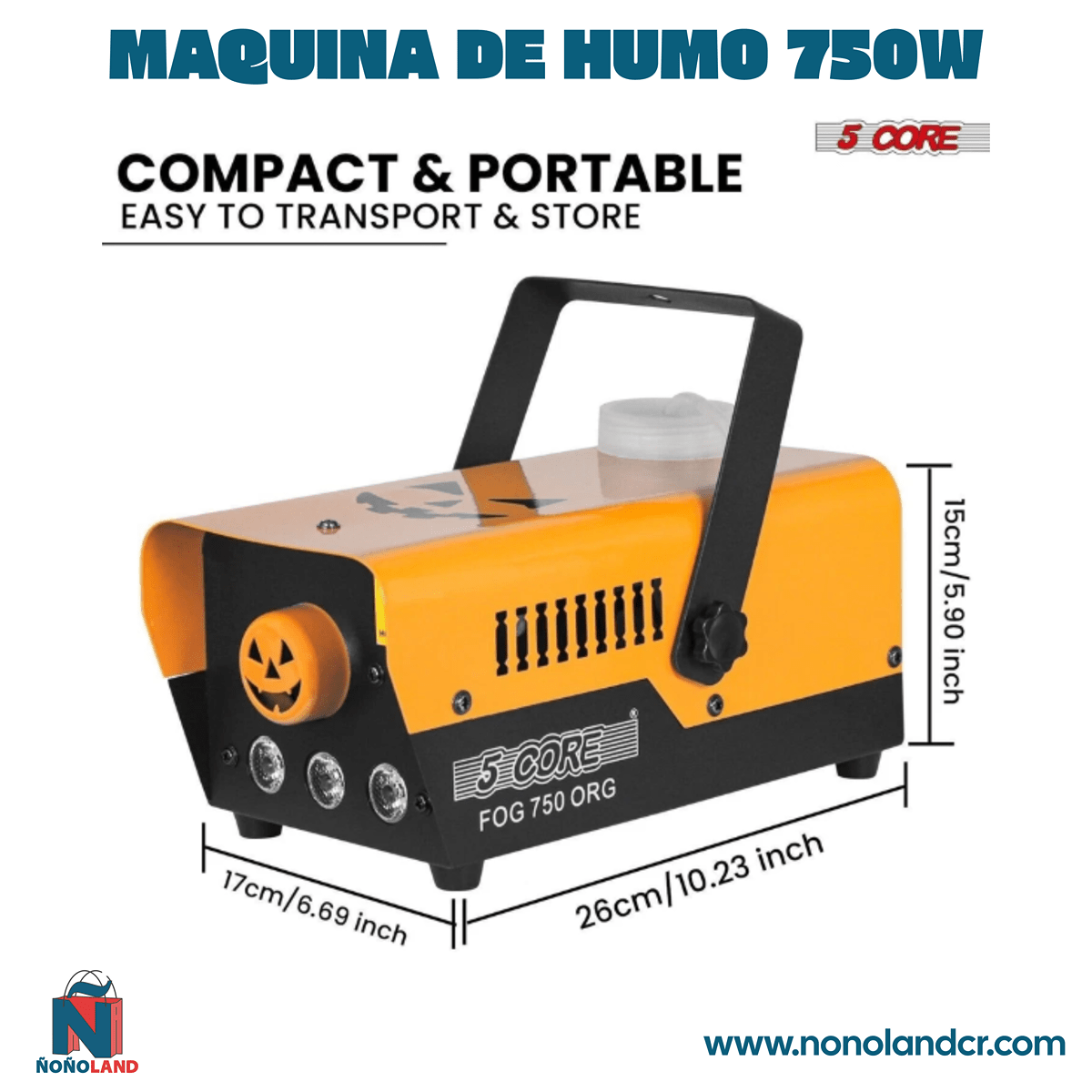 Maquina de humo 750W - ÑoñolandCR