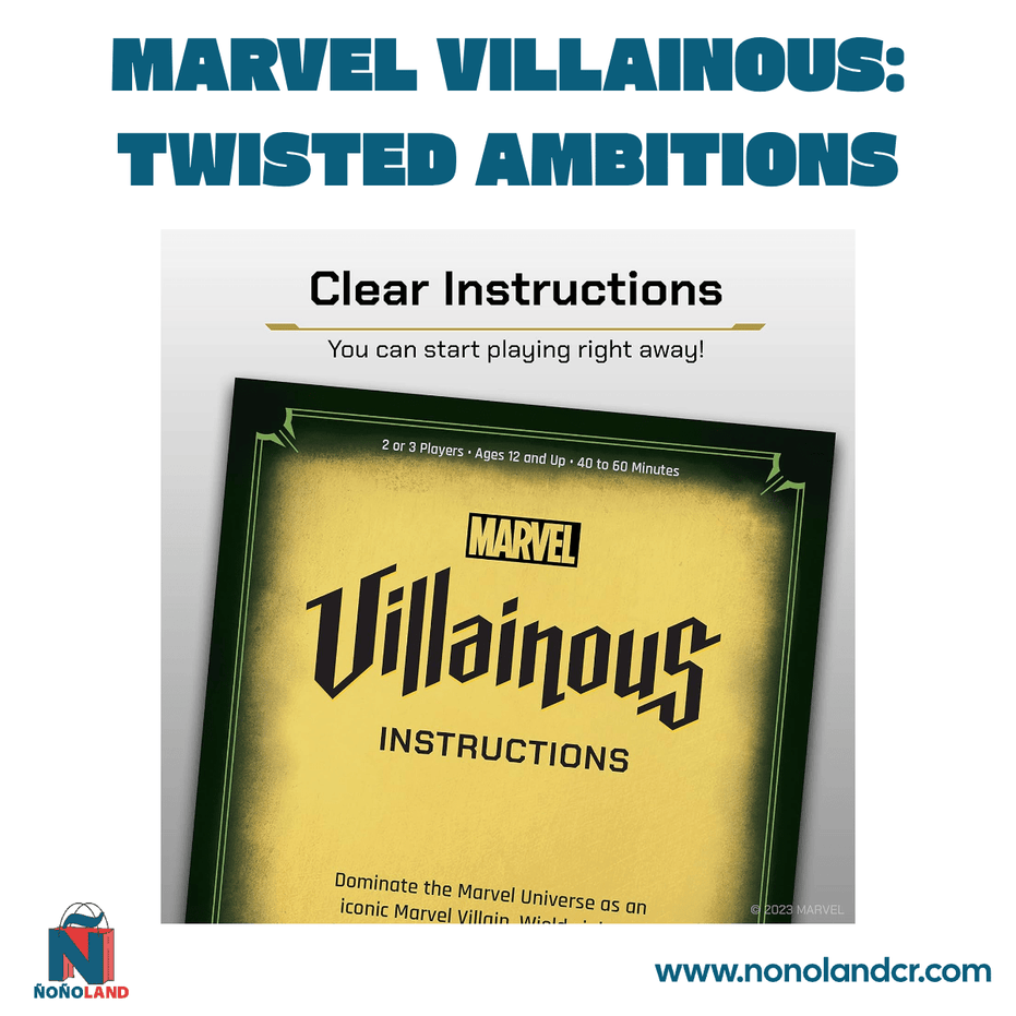 Marvel Villainous: Twisted Ambitions (Idioma: Inglés y Español) - ÑoñolandCR